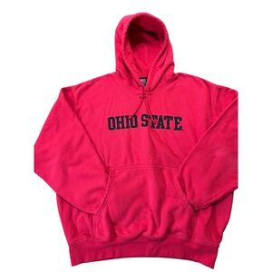 Nike Team Ohio State University‎ Red Hoodie Sweatshirt Pullover Mens XL Football